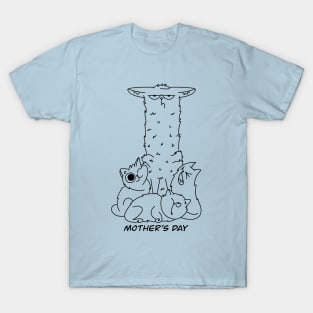 Odd Kitty Mother's Day meh face T-Shirt